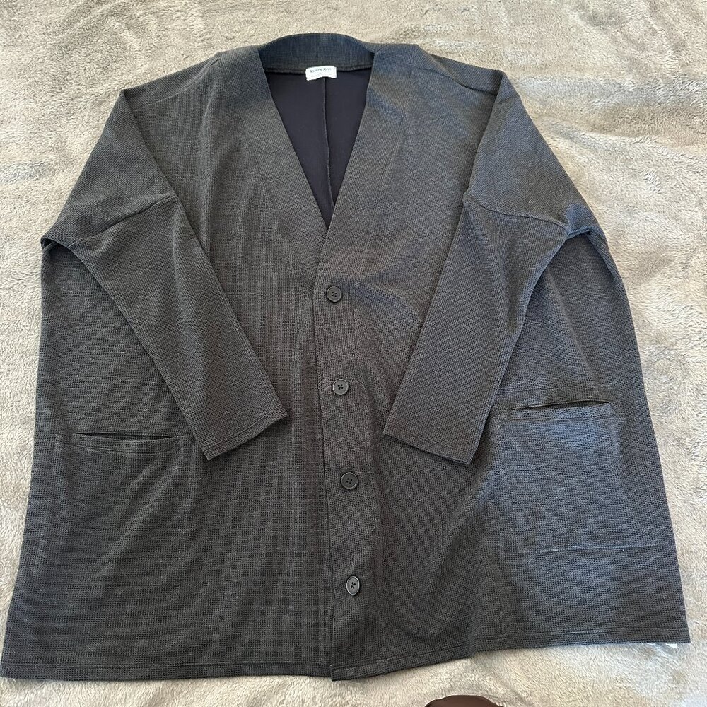 Tommy John Zen Waffle Oversized Cardigan XS SMALL